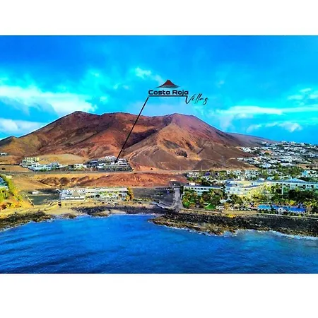Costa Roja Con Vistas Al Mar, Piscinas, Jacuzzi, Mini Golf Y Padel En Montana Roja Playa Blanca